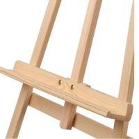 Caballete de Madera para Pintar,Eventos,Bodas de Pino Natural, Altura, Soporte de Lienzos, Cuadros y Fotografías, Regulable y Plegable, Manualidades Niños - details 3