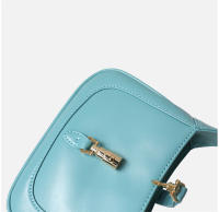Bolso De Hombro Para Mujer UBELLIN 2023 De Cuero Verídico Diseño Vintage Retro Con Hebilla De Caballo Pequeño Bolsos De Atrás De Lujo - details 1