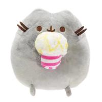 Muñeco De Peluche De Gato Simulado 15CM Suave Y Blando Regalo De Cumpleaños Para Niñas Y Decoración De Hogar Color Blanco Y Gris - details 10