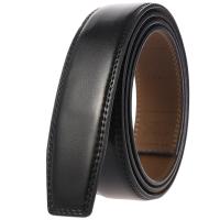 Cinturón De Cuero Genuino De 3.5cm Sin Hebilla Para Hombre Calidad Superior En Negro Y Marrón Adecuado Para Adultos - details 5