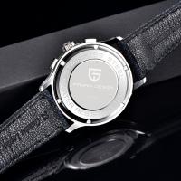 Reloj De Pulsera De Cuarzo PAGANI DESIGN 2024 Estilo Militar 40MM Para Hombre Cronógrafo Acero Inoxidable Cristal De Zafiro Resistente Al Agua VK63 Deportivo - details 9