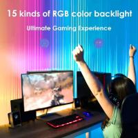 Lámpara De Escritorio LED RGB Ajustable Para Monitor Luz De Pantalla Para PC Hogar Dormitorio Estudio Oficina Con Barra Colgante - details 24