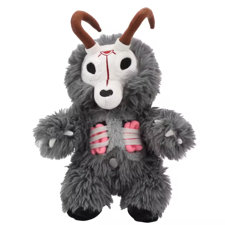 Juguete De Peluche Kawaii Cartoon Wendigo Cabeza De Ciervo Zombie De BIGEARDOG Regalos Creativos Para Cumpleaños Y Halloween Decoración De Habitación Para Niños Y Adultos - 1
