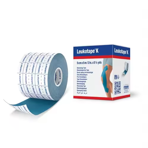 Leukotape K Azul 5Cm X 5M - Venda Neuromuscular - Elástica - Azul - 1