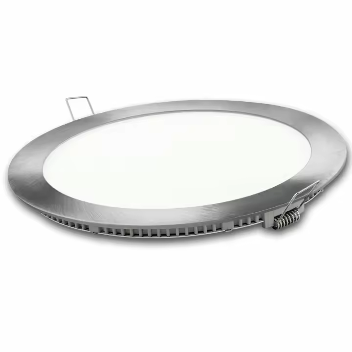 DOWNLIGHT LED REDONDO PRATA MATEL 3W NEUTRO - 1
