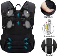Mochila de computadora portátil para hombres, mochila de computadora de viaje grande, con Puerto de carga usb, adecuada para viajes de negocios, adecuada para computadoras portátiles de 17 pulgadas, 40 litros, antirrobo, impermeable - details 0