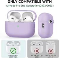 Funda Protectora De Silicona Suave Para AirPods pro Con Kit De Limpieza Compatible Con 1er Y 2do Generación Para Hombres Y Mujeres - details 1