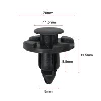 Kit De Clip De Automóvil Universal 100pcs Retenedor De Plástico Para Nissan Y Otros Marcas Herramienta De Reparación De Bumper - details 1