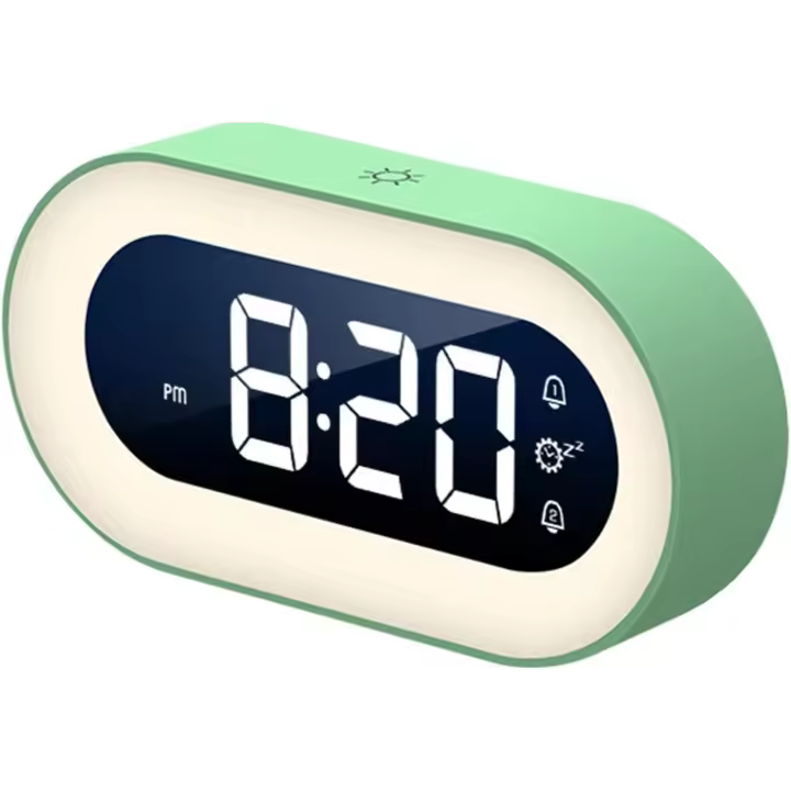 Reloj Despertador Digital LED con Música - 1