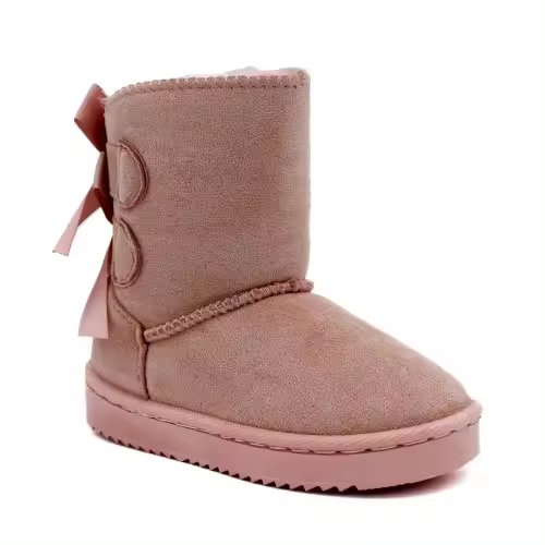 Botas Australianas Bubble Kids A3540, Rosa, Negro, Camel y Taupe - 1