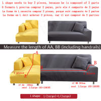 Funda elástica impermeable para sofá de 1/2/3/4 asientos, cubierta protectora de tela fina para sofá esquinero en forma de L - details 3