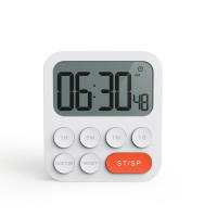 Nuevo Temporizador Digital LCD Para Cocina Y Estudio Con Formato De Tiempo 12/24H Mostrador Magnético Para Hornear Y Cocinar Temporizador De Cuenta Regresiva Para Dormir - details 6