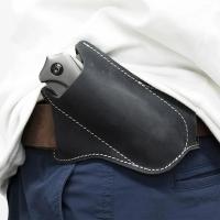 Cuchillo De Bolsillo Plegable Con Funda De Almacenamiento Antideslizante Y Clip Para Cinturón Herramientas De Camping Tamaño M - details 1