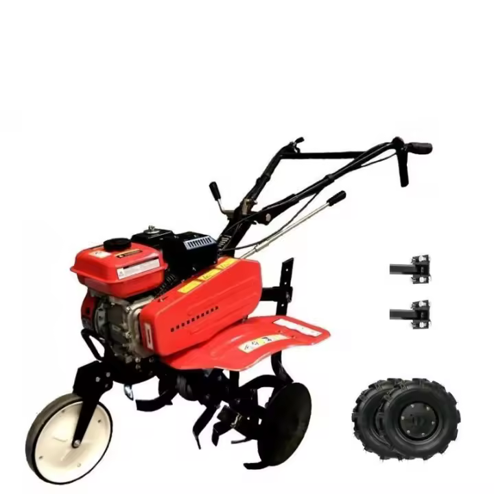 Motoazada Arranque Manual 7CV 3v + ruedas + mangones SAKAWA  7 cv 208cc Motoazada de Gasolina - 1