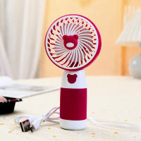 Abanico Portátil Mini Handheld 2024 Carga USB Creativo Y Conveniente Para Bodas Regalo Pequeño Y Manejable En El Bolsillo Tipo De Viento Natural - details 0