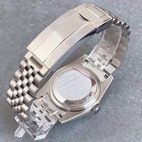 Reloj De Buceo Matelion 200M Impermeable Con Pantalla De Esmeralda Número Romano Verde Oscuro Y Dial Gris NH35A Correa De Acero Para Hombres 36mm 39mm - details 5