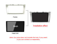 MEKEDE Radio Android 9'' Para Toyota Camry 2006-2011 Marco De Instalación De Pantalla Principal DVD GPS Mp5 Reproductor Multimedia Android - details 11
