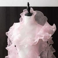 Cinta De Encaje Pliegue 1 Yard Para Vestido Artesanía 12cm Ancho Suministro De Ropa DIY Accesorios De Bordado Y Sastre Ruffle Tejido - details 9