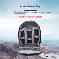 Bolsa De Fotografía Para DSLR De Tela Oxford Impermeable Con Divisores De Esponja Removibles Antigolpes Para Canon Nikon Sony Estilo Mochila - details 0