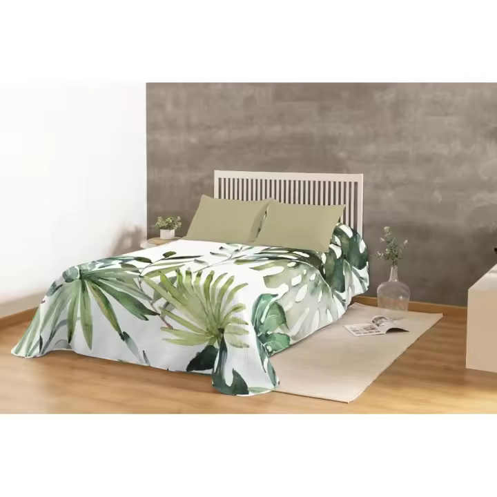 Colcha Bouti Digital Onara, Estampado Multicolor, Karamelo - 1