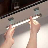 Nueva Luz LED Ultra Delgada Con Sensor De Movimiento Luz Nocturna Sin Cable Para Iluminación De Gabinete De Cocina Y Armario - details 0