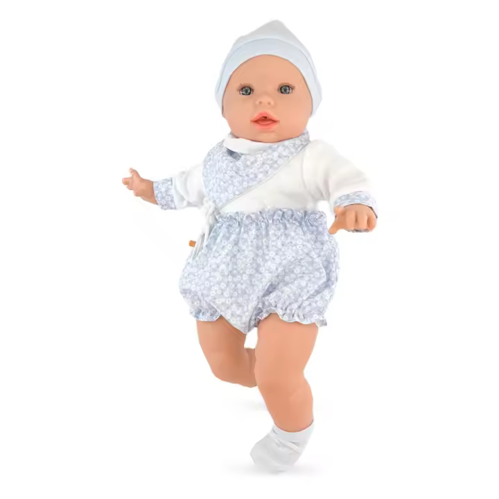 BABY LLORON 50 CM T.FLORES AZUL REF: 6025-24 50 CM (Berjuan) - 1