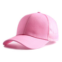 Nueva Gorra De Béisbol Para Mujer Verano 2023 Camuflaje Malla Snapback Moda Cabello Desordenado Poniente Protección Solar Unisex Talla Única - details 8