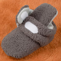 Meckior Botines Para Bebés Recién Nacidos Invierno Niño Niña Caminar Primero Calcetines Suaves Antideslizantes 0-18 Meses Unisex - details 19