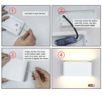 Lámpara De Pared Impermeable LED Moderna Para Exteriores Y Interiores Iluminación Minimalista Para Dormitorio Balcón Porche Jardín Decorativa Montaje En La Pared Material Aluminio - details 9
