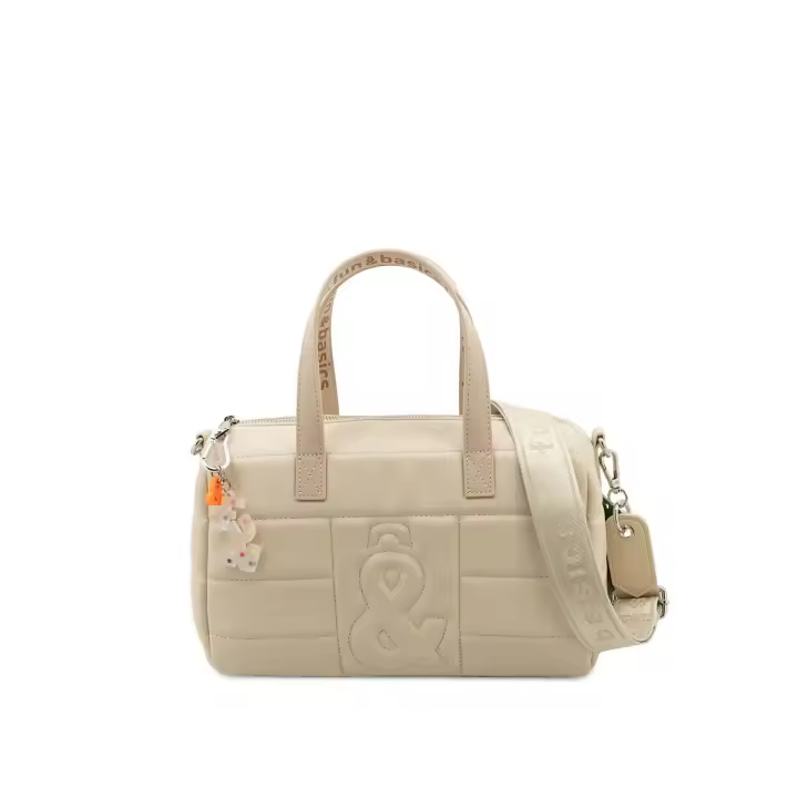 Bolso bowling AMORE beige Fun&Basics - 1