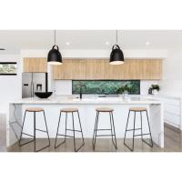 ARISE SHOP-Taburete de madera y metal,Taburetes de Bar para Comedor,para Sala de Estar, Cocina, Sin Montaje 42x42x71cm - details 4