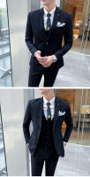 Traje De 3 Piezas Para Hombre Estilo Inglesa Elegante Trousers Chaleco Y Chaqueta Talla M-5XL Moda Formal De Invierno - details 2