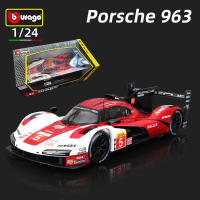 Modelo De Coche De Aleación Bburago 1:24 Porsche 963 Coche Supercar De Cera Regalo Para Colección Vehículos De Cera Sin Batería Para Niños Mayores De 7 Años - details 0