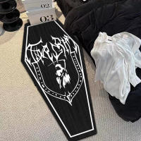 VIKAMA Alfombra De Decoración Gótica Con Calavera Para Halloween Resistente a La Suciedad Para Sala De Estar Dormitorio Techo Y Piso Tapete De Poliéster Moderno Y Simplicidad - details 7