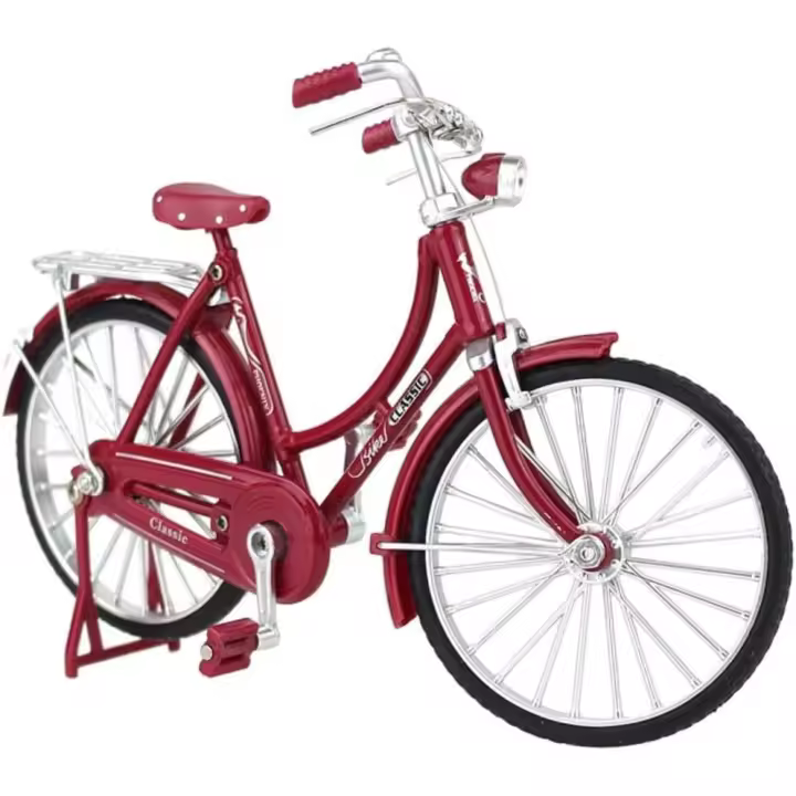 Mini bicicleta vintage, modelo de bicicleta, juguetes para niños, adorno de bicicleta, figura de escritorio de oficina, mini juguetes - 1