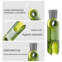 Herramienta De Limpieza 3 En 1 Cepillo Para Vaso Micro Cepillo Para Tapas De Botellas De Agua Multifuncional Para El Hogar - details 8