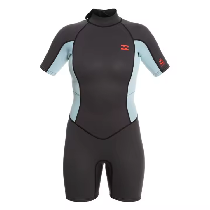 Billabong Traje De Neopreno De Manga Corta Con Cremallera En La Espalda 22 Launch - 1