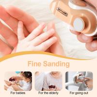Electric Nail Clippers 2 in 1 Nail Polisher and Trimmer Rechargeable Automatic Nail Clippers with Catcher and Light Universal Nail Clippers Adults Babies - details 3