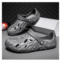 Sandalias De Verano Para Hombres Talla Grande 48/49 Zapatillas Casuales De Lujo Comodidad Hogar Suaves Clogs De EVA Color Negro Blanco Gris - details 11