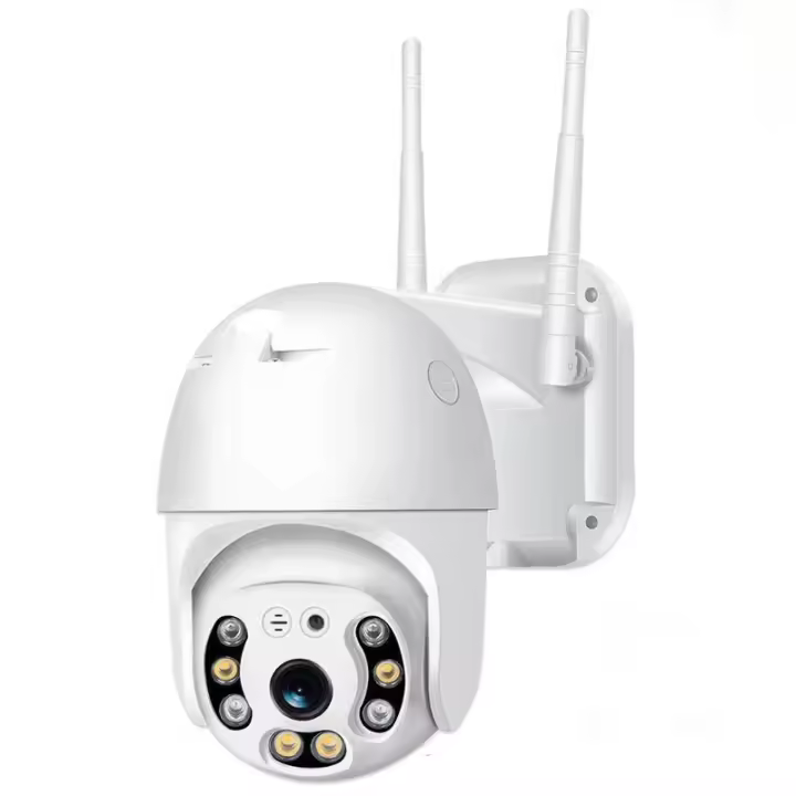 2.5K Cámara Vigilancia WiFi Exterior, Domicilio Cámara CCTV con PTZ Seguimiento Automático Detección IP Cámara de Seguridad Externa Humana Visión Nocturna a Color, Sirena Aactiva Alarma - 1