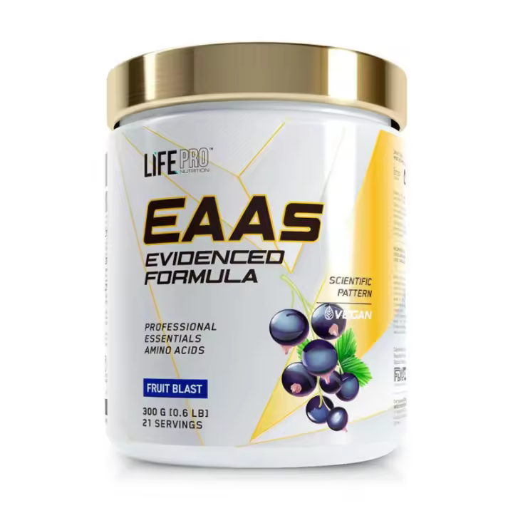 LIFE PRO NUTRITION EAAS EVIDENCED FORMULA 300G - Aminoácidos Esenciales - Ratio Óptima - Aumenta Fuerza y Ganancia Muscular - 1