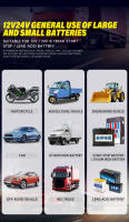 Cargador De Batería Para Coche EAFC Automático 12V-24V 10A 5A Digital Reparación De Motocicleta Pulso Batería Húmeda Seca Plomo - details 0
