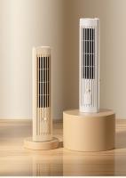 Ventilador de torre portátil de CC sin aspas de doble propósito, silencioso, con pedestal de CC, circulación de aire vertical y horizontal, para el hogar y la oficina. - details 5