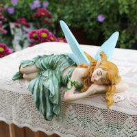 Estatua De Ángel Del Arte 1PC Decoración Para Jardín Soñado Regalo Perfecto Para San Valentín Material De Resina Tamaño Único - details 17