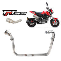Escape De Motocicleta Muffler Frontal Para Benelli Tnt 125 Tnt 135 Sistema Completo Tubo De Escape Adecuado Para Motocicletas - details 0
