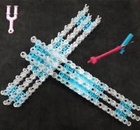 Kit De Tejido Con Lazo De Goma Para DIY Máquina De Tejer Extensión De Pulseras Marco De Tejer Bandas Gancho Artesanías Y Manualidades Juguetes DIY - details 1