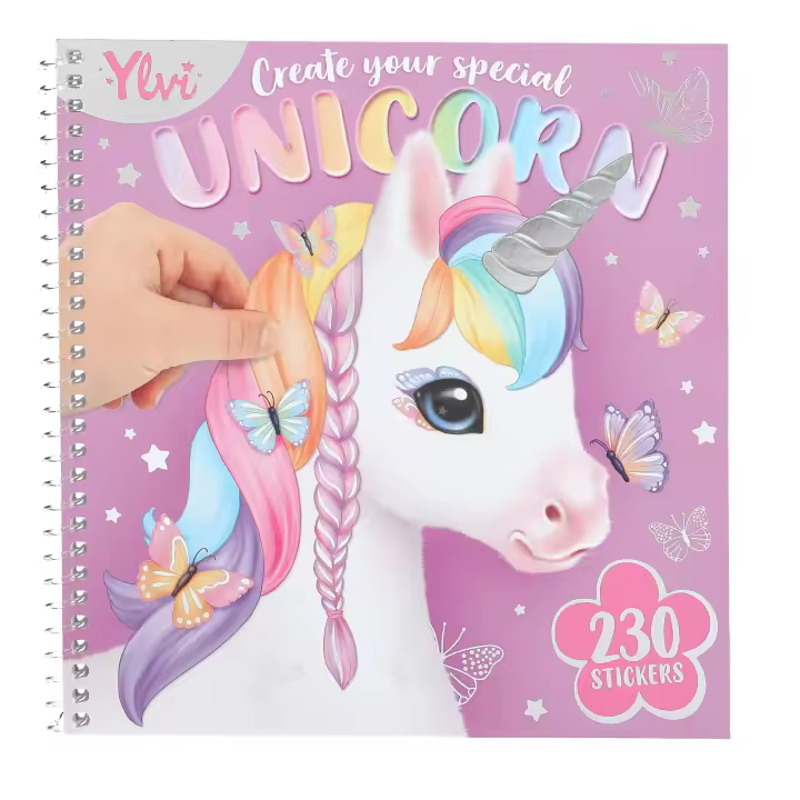 TOP MODEL CUADERNO ESPECIAL DE PEGATINAS DRESS ME UP YLVI, 0013750, TIENDA CON LICENCIA OFICIAL - 1