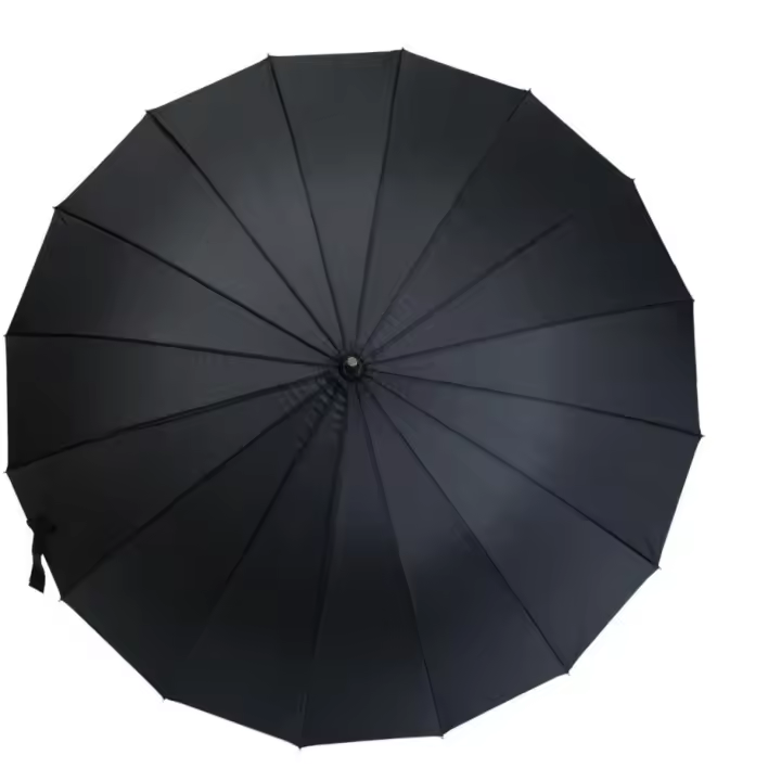 J.S ONDO PARAGUAS LARGOS LISOS DE COLORES 16 VARILLAS ANTIVIENTOS Paraguas automático de bastón resistente al viento, paragua grande FUERTES NUEVO 2025 - 1