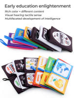 Libros De Aprendizaje Temprano Para Niños Y Niñas De 4 Páginas En Blanco Y Negro Juguete Educativo Montessori Para El Desarrollo Visual Y Sensorial - details 3