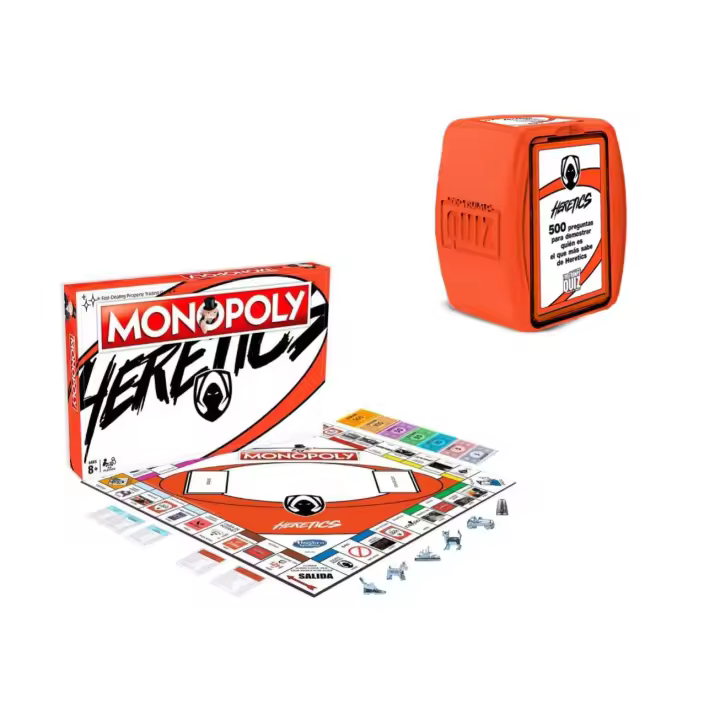 Pack Monopoly y Cartas Top Trumps Quiz Team Heretics - 1
